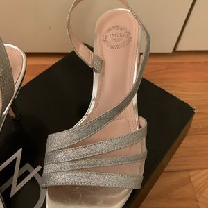 I. Miller Strappy Silver Heel